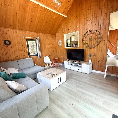 Moderne 6 Pers Avec Piscine L'ete 木屋 *