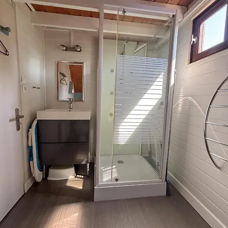 木屋 Moderne 6 Pers Avec Piscine L'ete 卡布尔