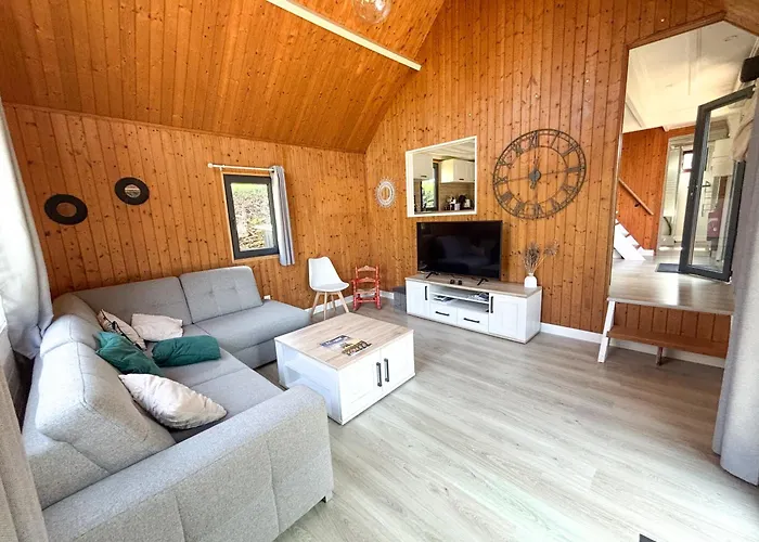 Moderne 6 Pers Avec Piscine L'ete Chalet *