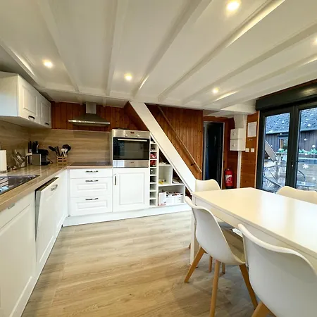 Шале Moderne 6 Pers Avec Piscine L'ete Кабур