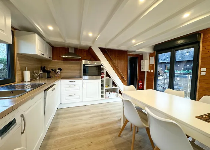 Σαλέ Moderne 6 Pers Avec Piscine L'ete Cabourg